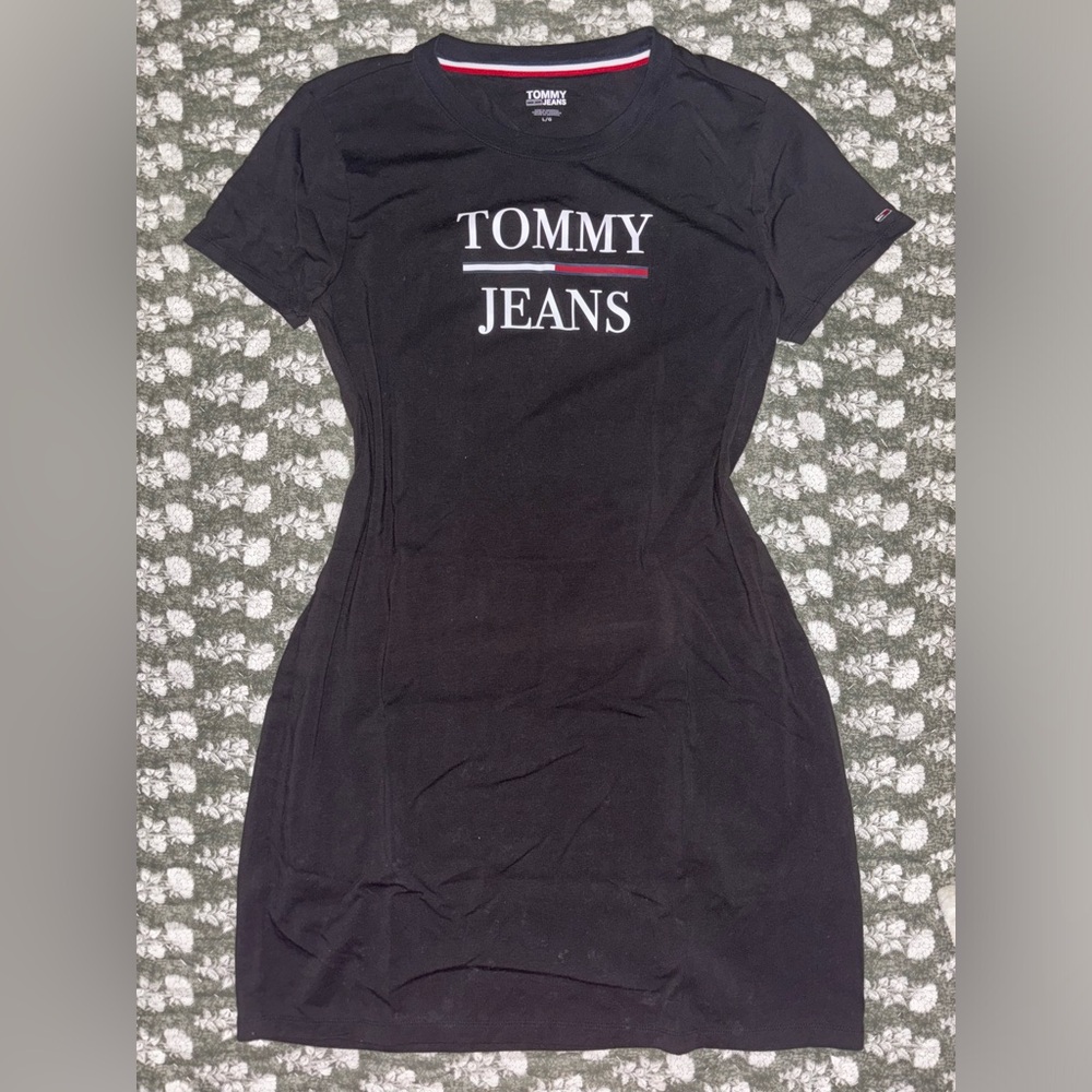 Tommy Jeans Logo Black Summer Dress